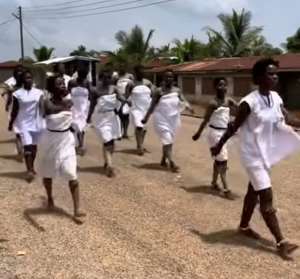 Traditional priests rehearse ahead of 6th March