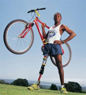 Emmanuel Yeboah  preps for Fitness Triathlon