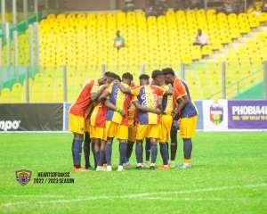 Super Clash: Richmond Ayi, Obeng Jnr, others start for Hearts of Oak to face Kotoko
