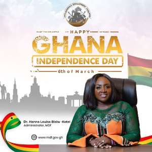 Acting Administrator of MDF, Dr. Hanna Louisa Bisiw - Kotei