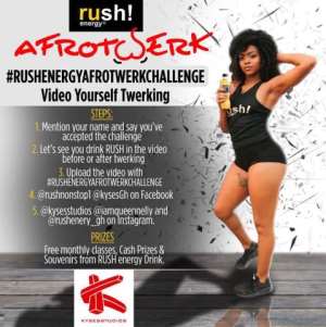 Fans Of Rush Energy Drink Go Crazy About Afro Twerk Challenge