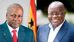 Former President Mahama and Prez Akufo-Addo