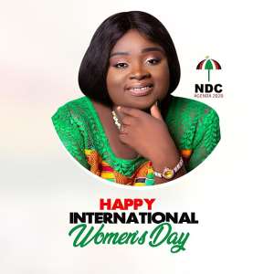 Anyaa Sowutuom NDC Parliamentary Aspirant Wishes Women Well