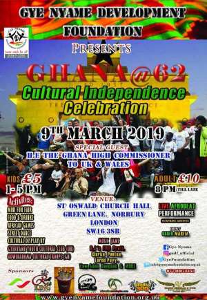 Ghanaians In The UK To Hold Cultural Independence Celebrations On 9th March