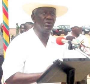 Exercise patience in location of District Capital, Kufuor
