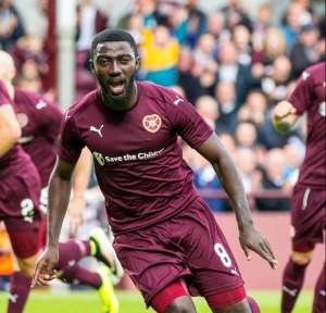 Prince Buaben ready to play anywhere he is needed to help Hearts