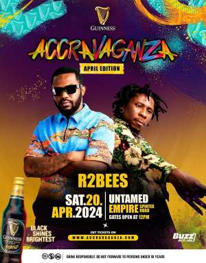 R2bees To Headline Guinness Accravaganza's 3rd Edition April 20