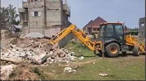 Government demolishes structures at Weija Ramsar after Caitec defies order