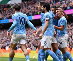 PL: Grealish stars as Manchester City thrash Liverpool to cut down points gap to five