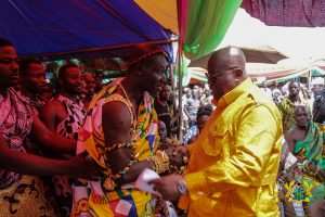 Sankore Chief Praises Akufo-Addo For Visiting By Land, Not By Air