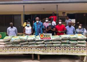 Lockdown: NAPO Presents Food Items To Two Childrens Homes In Kumasi