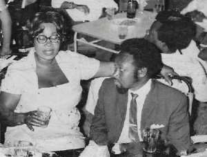 JournalistDocumentary film Producer and Director Justin N.K. Savage and wife Nancy-Elizabeth Savage Nancy-Elizabeth Hudson You looking at my mother and father.
