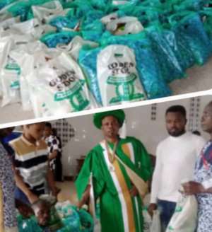 Businessman donates food items to less privileged to celebrate Easter in seven regions