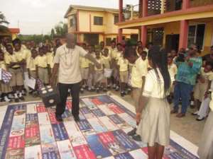 Ashiaman: NGO Sensitises School Children On Good Sanitation Through Game