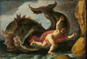 Jonah brought onto the shores of Nineveh by the whale