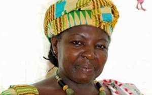 The Chairperson and leader of the Convention People's Party CPP Nana Frimpomaa Sarpong Kumankuma