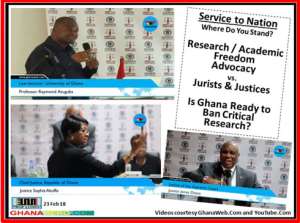 Defensive CJ Sophia Akuffo et al Have No Case vs. Professor Atuguba Of UG Legon- Part 3