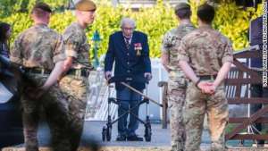 99-Year-Old War Veteran Raises 15m For UKs National Health Service