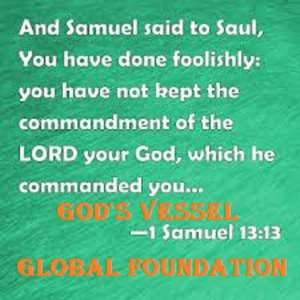 You have not kept the commandment of the LORD