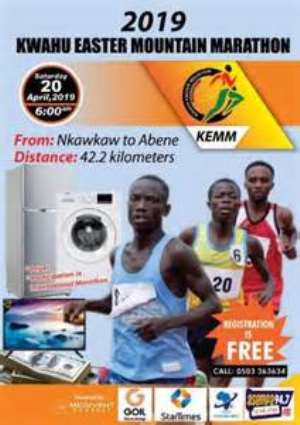 All Set For Kwahu Easter Mountain Marathon On Saturday