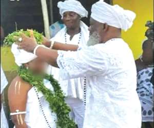 Underage marriage: Naa Okromo reunited with family; undergoes cleansing and purification rites