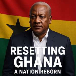 John Dramani Mahama — The Torchbearer of Ghanas Reset. A symbol of renewal, courage, and Pan-African leadership guiding the nation into a new era of justice, integrity, and generational hope.