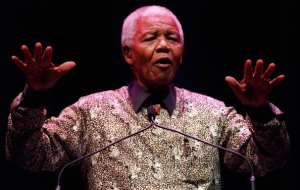 Nelson Mandela, first president of a democratic South Africa, wanted human rights to guide the countryamp;39;s foreign policy.  - Source: Hamish BlairGetty Images