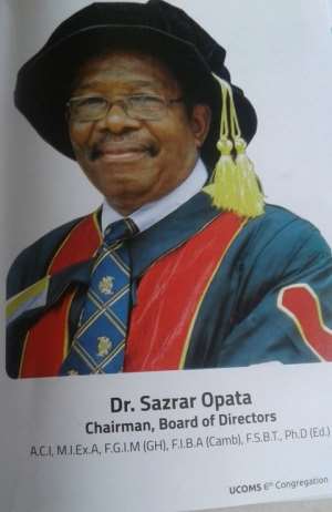 Use your skills to transform society - Dr Opata