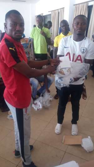 Northern Regional FA Chairman Abdulai Alhassan Donates To Division Two Clubs