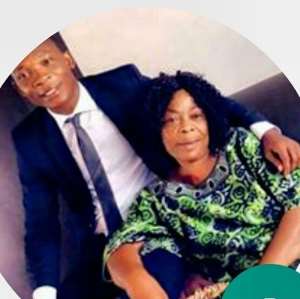 John Paintsil and his mother Madam Juliana Adiaba Paintsil