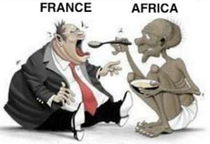 The greed of France in Africa