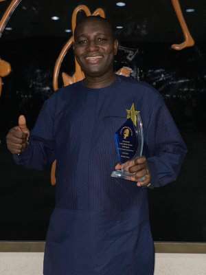 Mugabe Maase grabs another award as political show host of the year