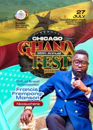 Nkosuohene named brand ambassador for Ghana Fest Chicago 2024