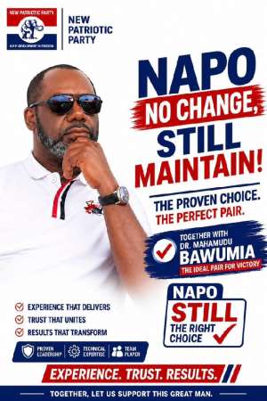 NPP reaffirms support for NAPO–Bawumia ticket for 2028, highlights “experience and results” message
