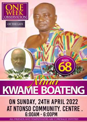 NDC Ashanti Region branch has lost a great comrade