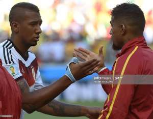 Jerome Boateng and Kevin Prince Boateng at 2014 FIFA World Cup in Brazil