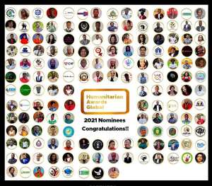 Check out nominees for the 2021 edition of Humanitarian Awards Global