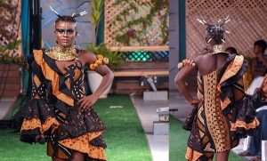 Wiyaala Models and Sings at Accra Fashion Week