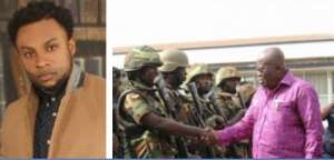 Artiste Joseph Matthew Blasts Akufo-Addo For Deploying Soldiers To Enforce Lockdown