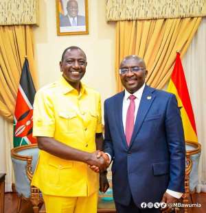 Bawumia welcomes Kenyan President to Ghana