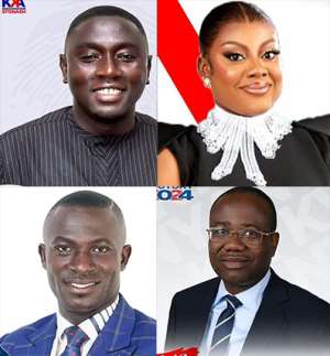 Kwame Kyeretwie-Amponsah, Lawyer Portia Acheampong, Aaron Prince Duah and Kwesi Nyantakyi
