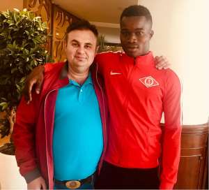 Hearts of Oak Finally Sign Former Nea Salamina Striker Kojo Obeng Junior