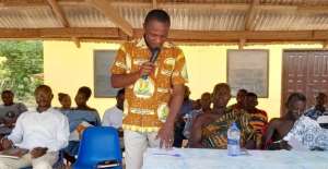 Mr. Francis Kwotua Apungu, the District Director of Health Services, Kwahu Afram Plains North