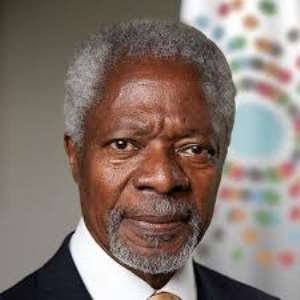 Kofi Annan backs fossil fuels to light Africa