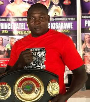 Ebenezer Tetteh KOs Osmanu Haruna to win WBA Pan Africa heavyweight title