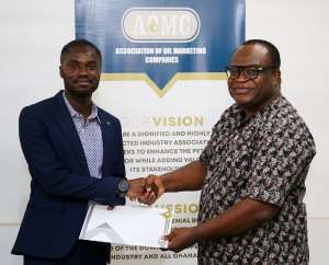 Dr. Riverson Oppong takes over from Mr Agyemang-Duah as AOMC Industry Coordinator