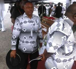 PHOTOS: Ghana FA officials at Sam Ardays funeral