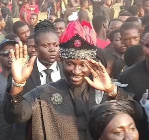 Cheddar join mourners at late Sunyani Paramount Chief's funeral rites