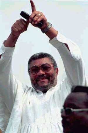 Rawlings whips up support for NDC candidate