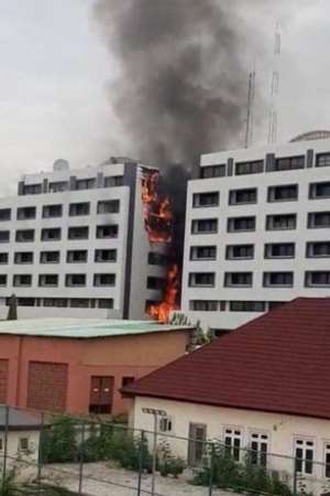 Fire Destroys Nigerias Accountant Generals Office As 2 Trillion Naira Probe Takes Off